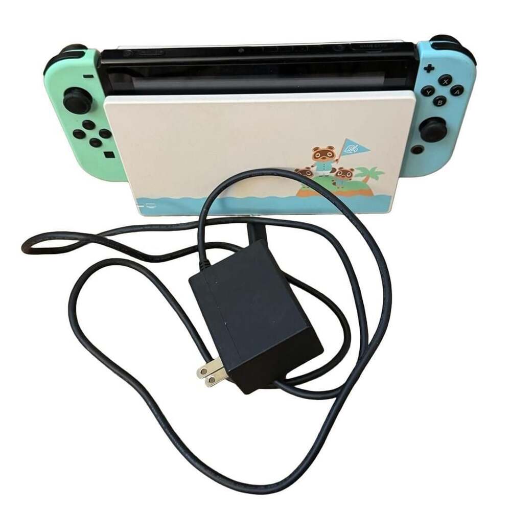 Nintendo Switch Console HAC-001 Animal Crossing Joy-Cons Dock & Charger
